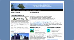 Desktop Screenshot of mitchellscientific.com